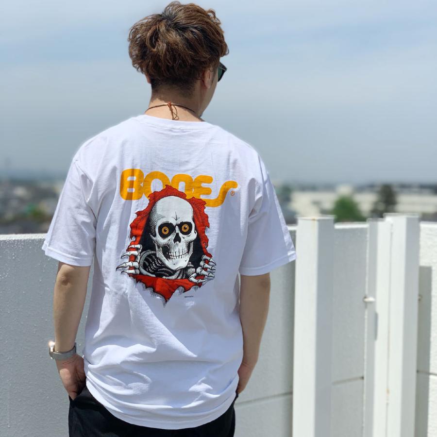 全2色 パウエルペラルタ POWELL PERALTA Tシャツ RIPPER S/S Tee スケルトン ホワイト ブラック 白 黒 定番｜mr-vibes｜05