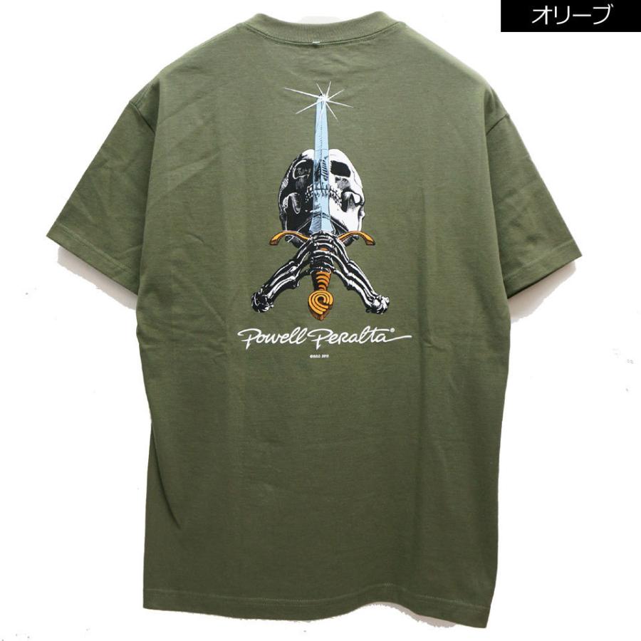 POWELL 全2色 パウエルペラルタ PERALTA Tシャツ SKULL&SWORD S/S Tee