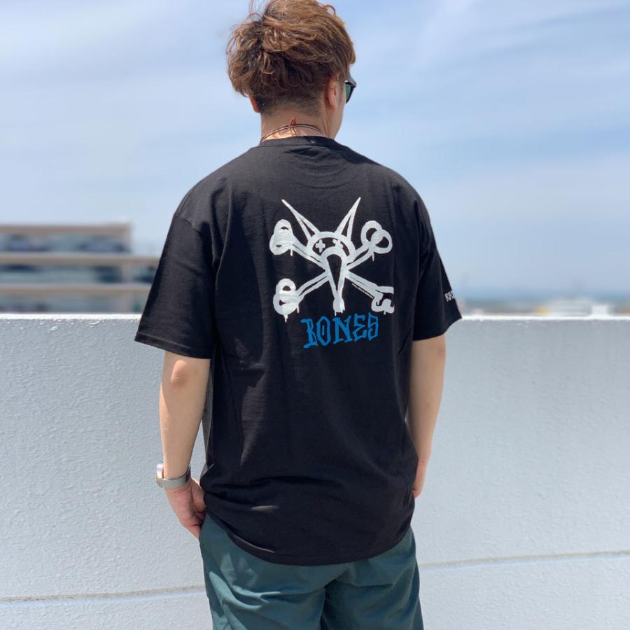 パウエルペラルタ ボーンズ 袖プリント ロングTシャツ size S パウエルペラルタ ボーンズ 袖プリント ロングTシャツ size S