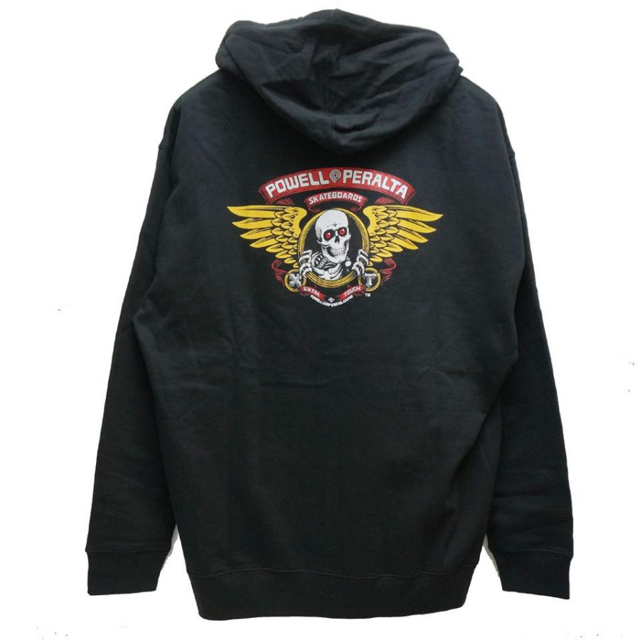 全2色 パウエルペラルタ POWELL PERALTA パーカー フーディー WINGED RIPPER P/O HOODIE スウェット ブラック ガンメタルヘザーグレー 黒 灰色｜mr-vibes｜07