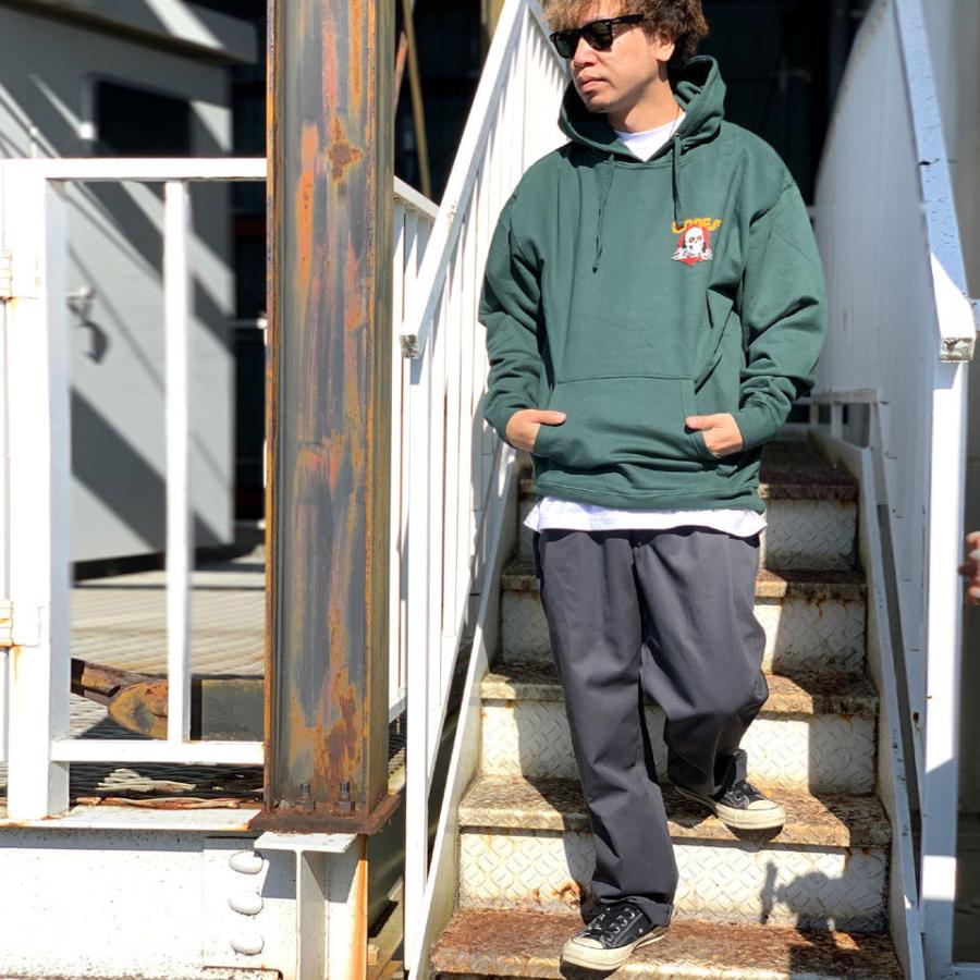 Powell Peralta 90s フード付きパーカー M オリーブグリーン POWELL PERALTA / THE RIPPER P/O HOODIE