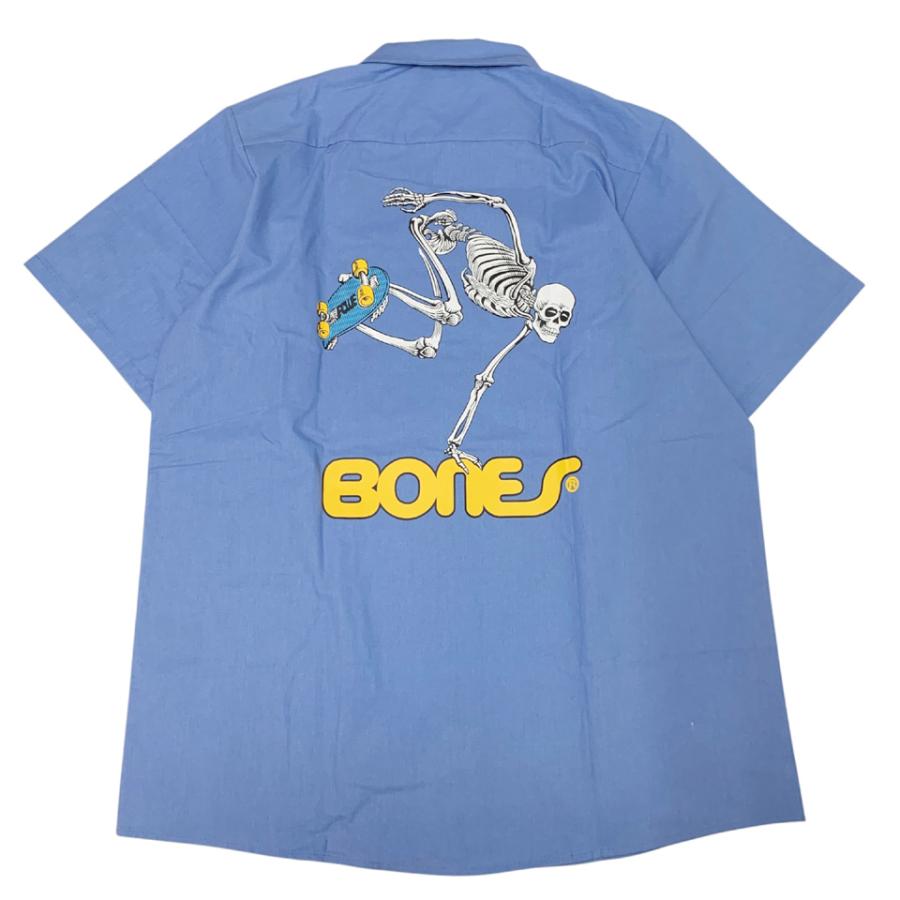 希少 ノースカロライナブルー POWELL PERALTA パウエルペラルタ POWELL（パウエル） パウエルペラルタ POWELL PERALTA ワークシャツ S