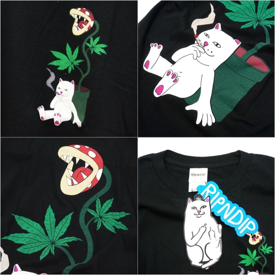 リップンディップ RIPNDIP Tシャツ HERB EATER S/S Tee ブラック 黒 
