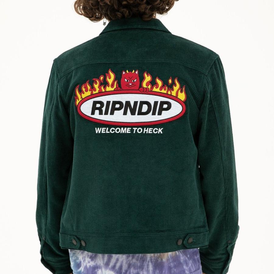 RIPNDIP（リップンディップ） コーデュロイ ジャケット WELCOME TO