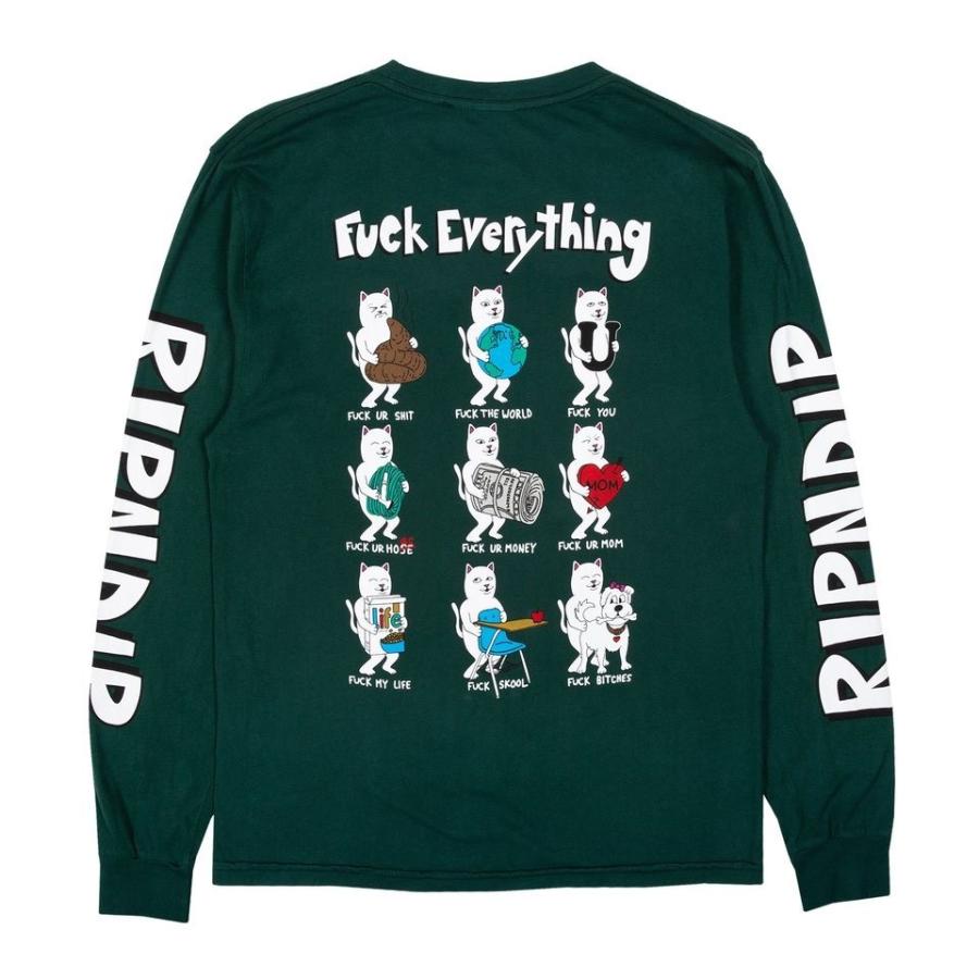 リップンディップ RIPNDIP FUCK EVERYTHING L/S T ネコ 猫 ハンター