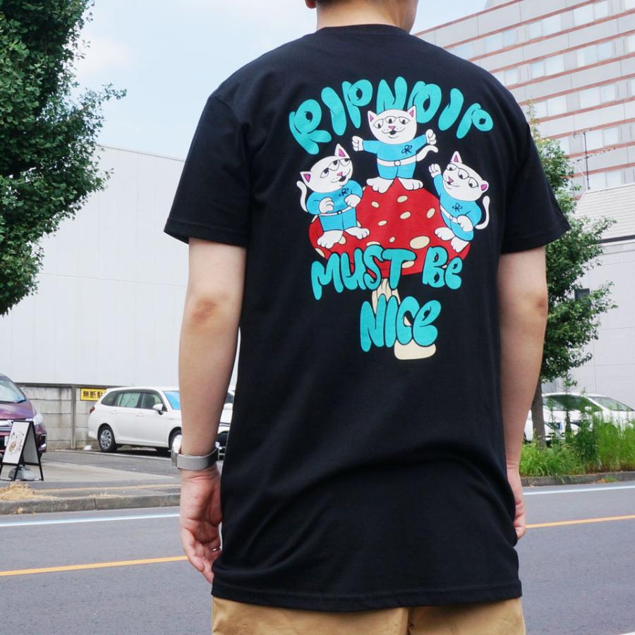 リップンディップ RIPNDIP Tシャツ ALIEN NERM S/S Tee 半袖 ブラック 黒 BLACK｜mr-vibes