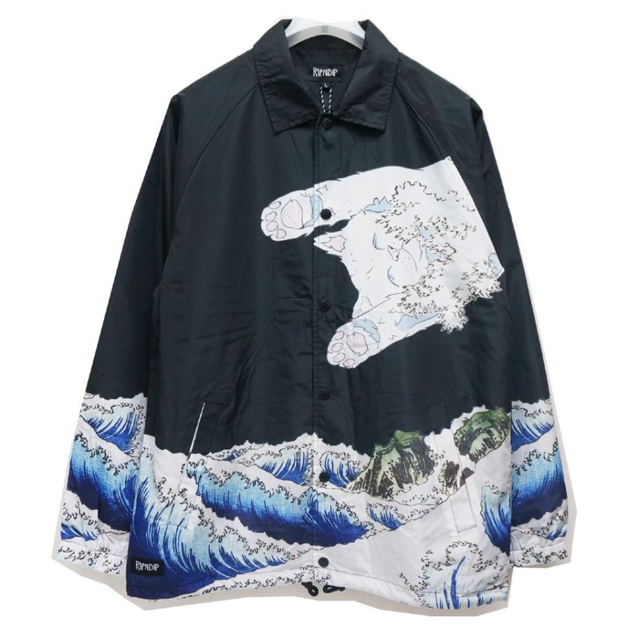 RIPNDIP リップンディップ コーチジャケット GREATEST WAVE RIPNDIP リップンディップ コーチジャケット GREATEST WAVE
