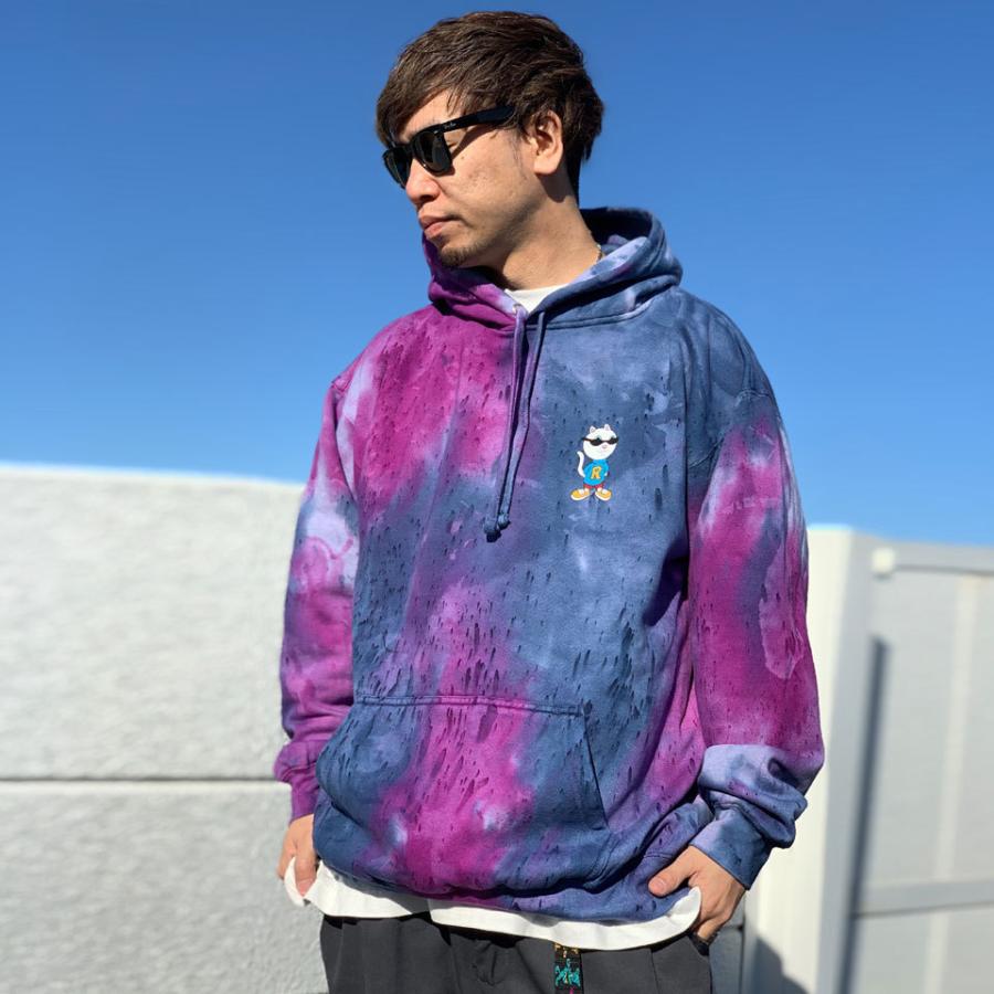 パーカー・フーディ NOT4NERD Purple Cat Pullover Hood Ivory HD034IV NOT4NERD Purple Cat Pullover Hood Ivory HD034IV (NOT4NERD