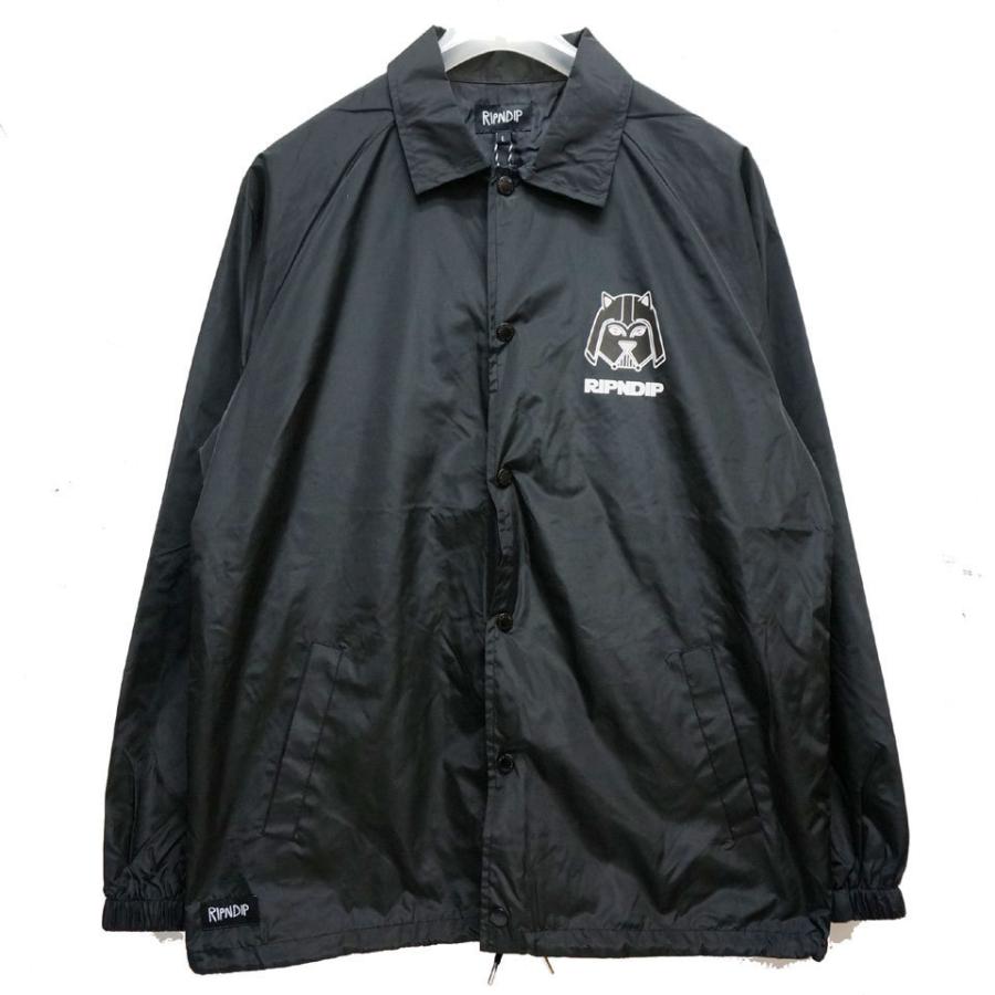 Ripndip Hades Coaches Jacket Black S コーチジャケット Hades Coach Jacket (Black) – RIPNDIP