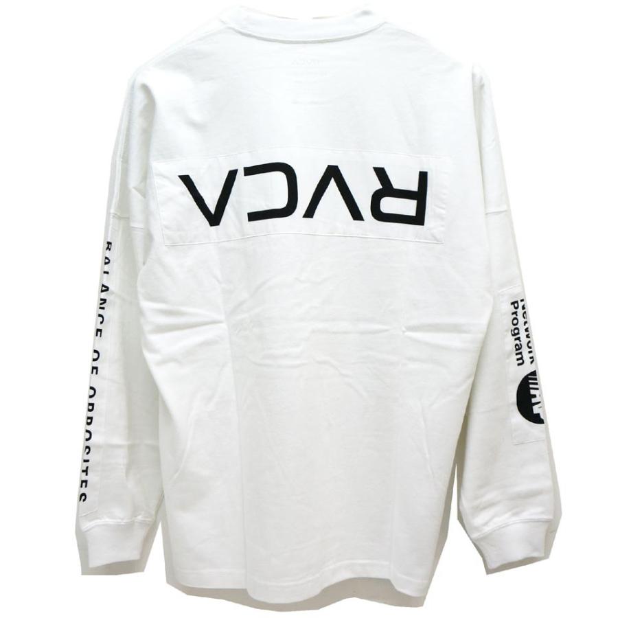 RVCA ルーカ ビッグシルエットロンT PATCH RVCA L/S Tee ホワイト 白 WHITE ドルマンスリーブ AJ042-059｜mr-vibes