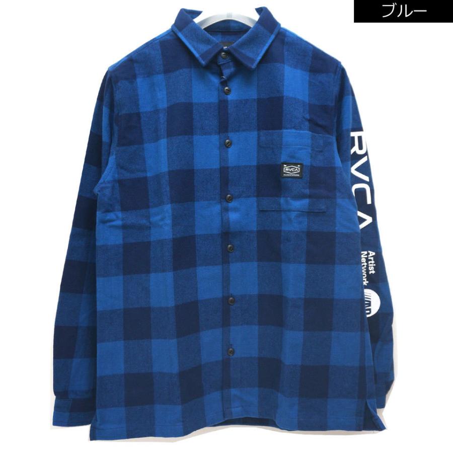 (取寄) ルーカ メンズ ヒューズ フランネル RVCA men Hughes Flannel Chambray RVCA（ルーカ） 全2色 フランネルシャツ BROTHERS FLANNEL SHIRT