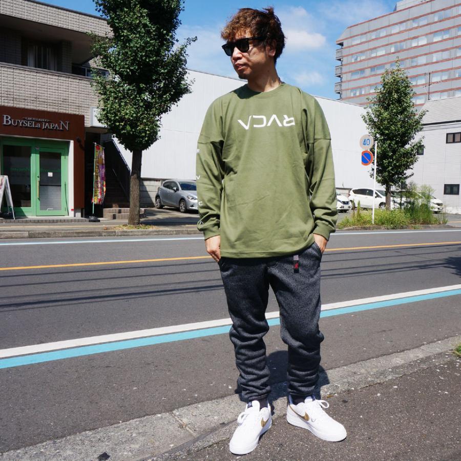 RVCA（ルーカ） 全2色 ロンT ビッグシルエットTシャツ SMALL FLIP RVCA
