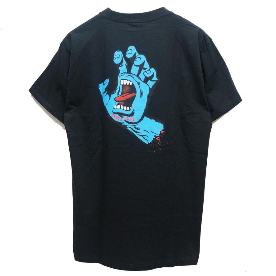 S*で様 サンタクルーズ　SANTA CRUZ スクリーミングハンド 黒　S s SANTA CRUZ（サンタクルーズ） 全2色 サンタクルズ Tシャツ SCREAMING