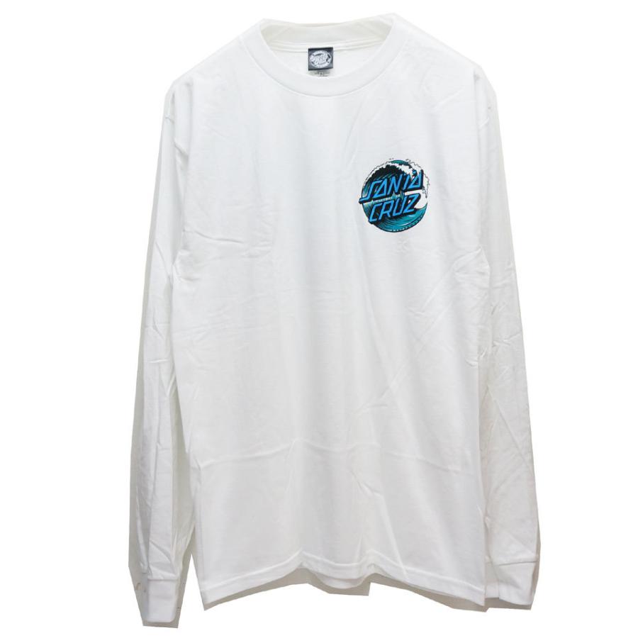 SANTA CRUZ Wave Dot サンタクルーズ ロンT 白M SANTA CRUZ 全2
