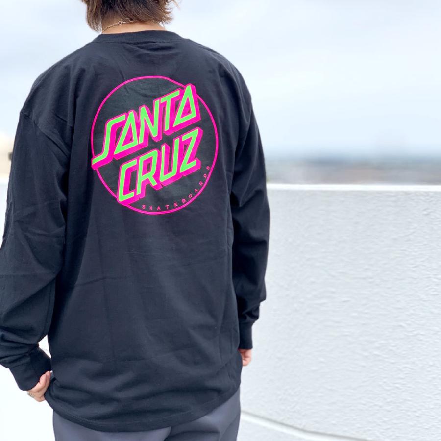 SANTA CRUZ   Wave Dot  サンタクルーズ　ロンT   黒M SANTA CRUZ 全2色 サンタクルーズ サンタクルズ ロンT Tシャツ