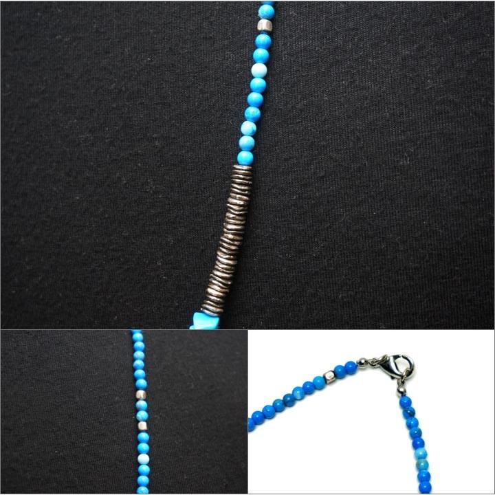 STALIKE スタライク ビーズネックレス SAZARE NECKLACE ターコイズ TURQUOISE 水色｜mr-vibes｜03