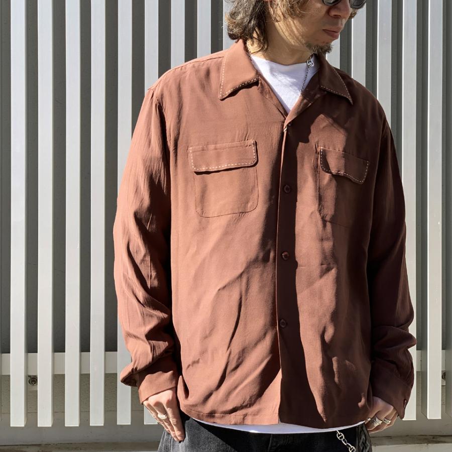 Style Eyes ボウリングシャツ M ピンク se36168 STYLE EYES スタイルアイズ PIPING BOWLING SHIRT パイピング