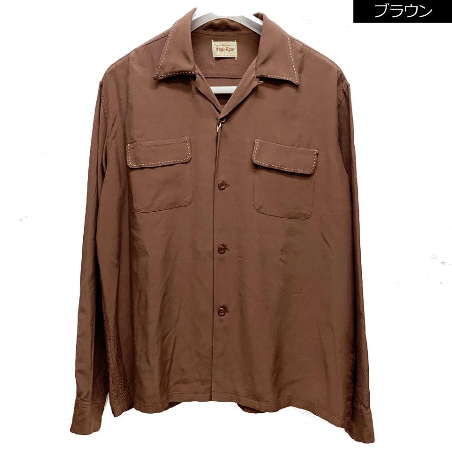東洋 style eyes オープンカラーシャツ レーヨン ボウリング S STYLE EYES スタイルアイズ ボウリングシャツ レーヨン オープン