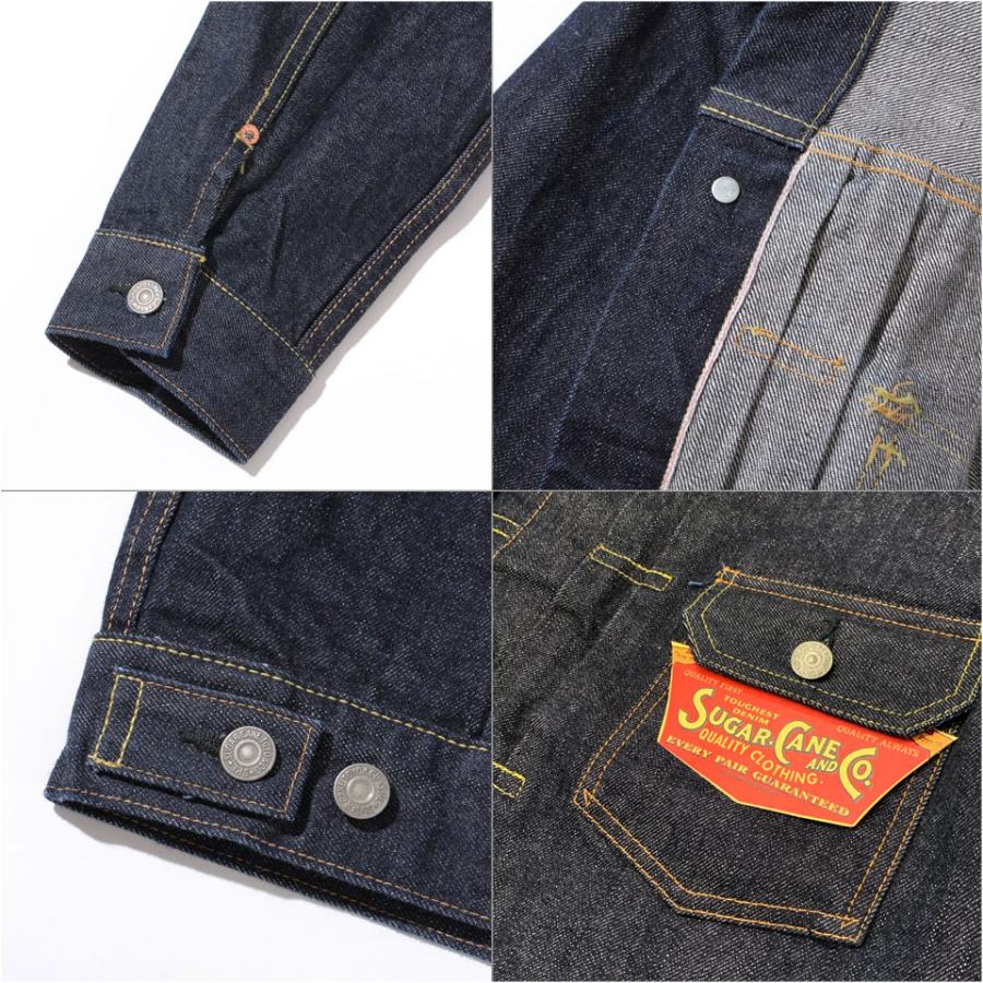 【最終】SUGAR CANE デニムジャケット ブラック セカンド 楽天市場】SUGAR CANE シュガーケーン 14.25oz. BLACK DENIM JACKET