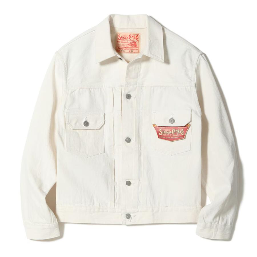 SUGAR CANE シュガーケーン デニムジャケット Gジャン 13oz. WHITE