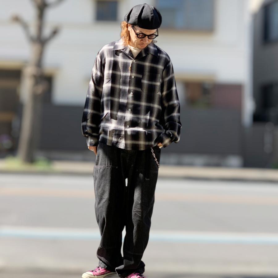 SUGAR CANE 全2色 シュガーケーン オンブレチェックシャツ RAYON OMBRE