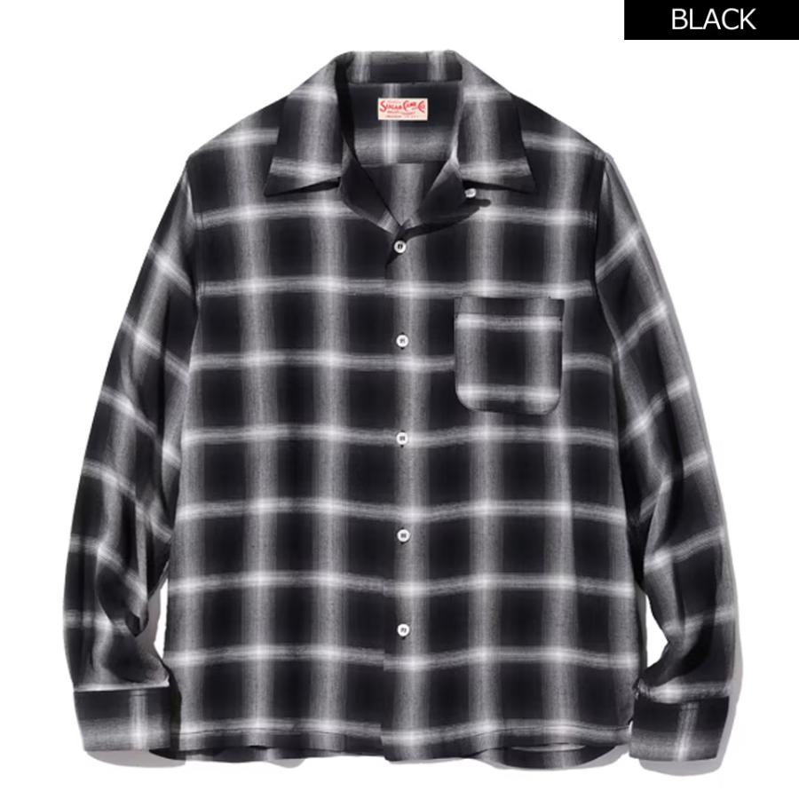 SUGAR CANE 全2色 シュガーケーン オンブレチェックシャツ RAYON OMBRE
