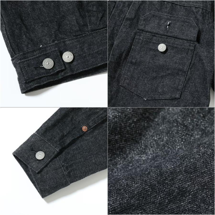 SUGAR CANE シュガーケーン デニムジャケット Gジャン 14.25oz. BLACK