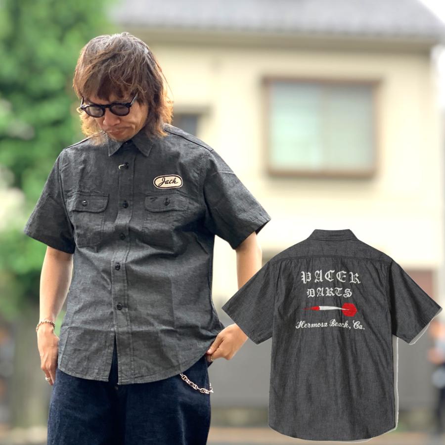 SUGAR CANE シュガーケーン 半袖シャンブレーシャツ CHAMBRAY WORK