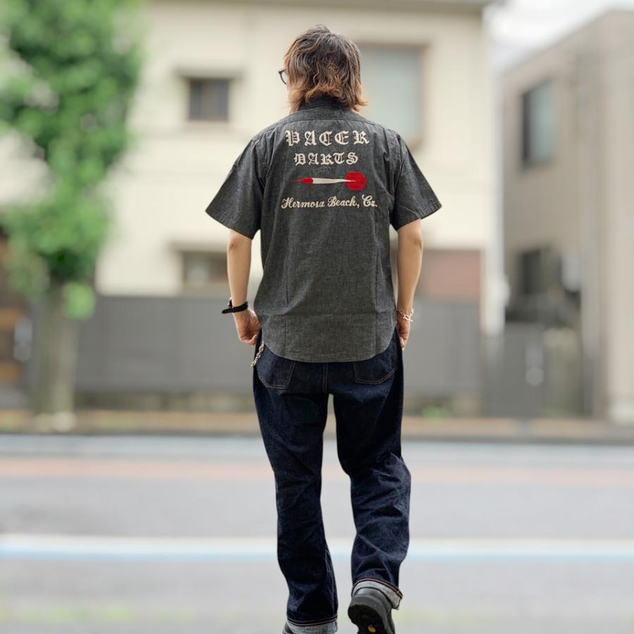 SUGAR CANE シュガーケーン 半袖シャンブレーシャツ CHAMBRAY WORK