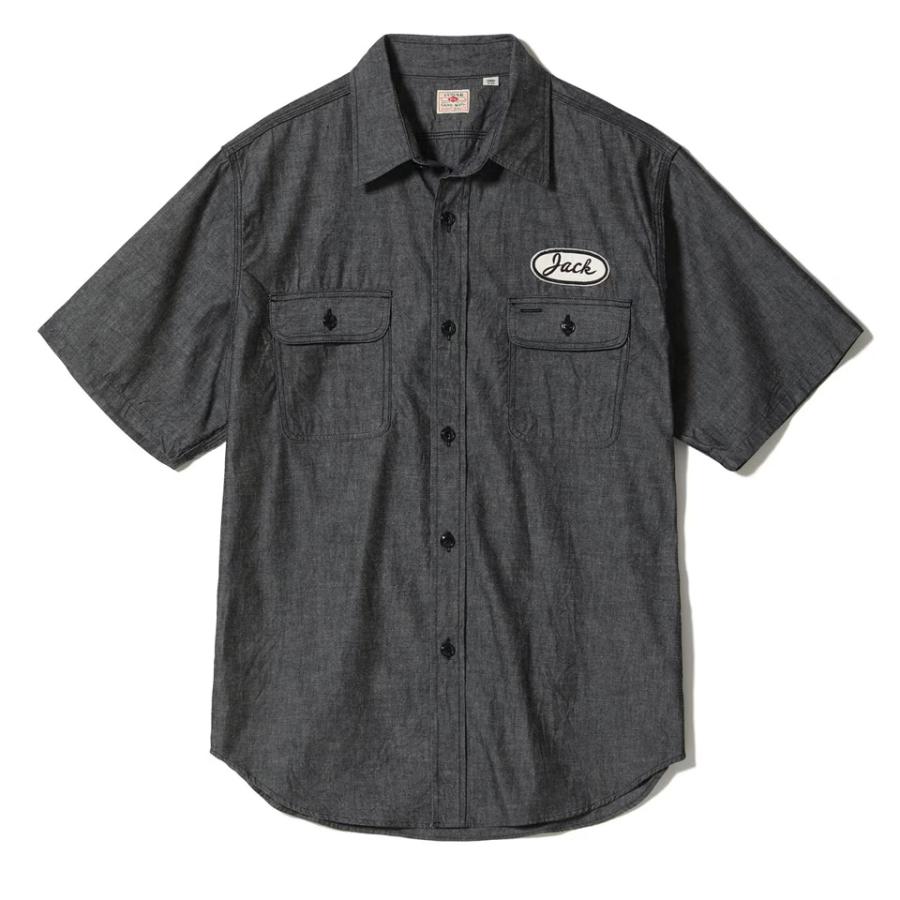SUGAR CANE シュガーケーン 半袖シャンブレーシャツ CHAMBRAY WORK