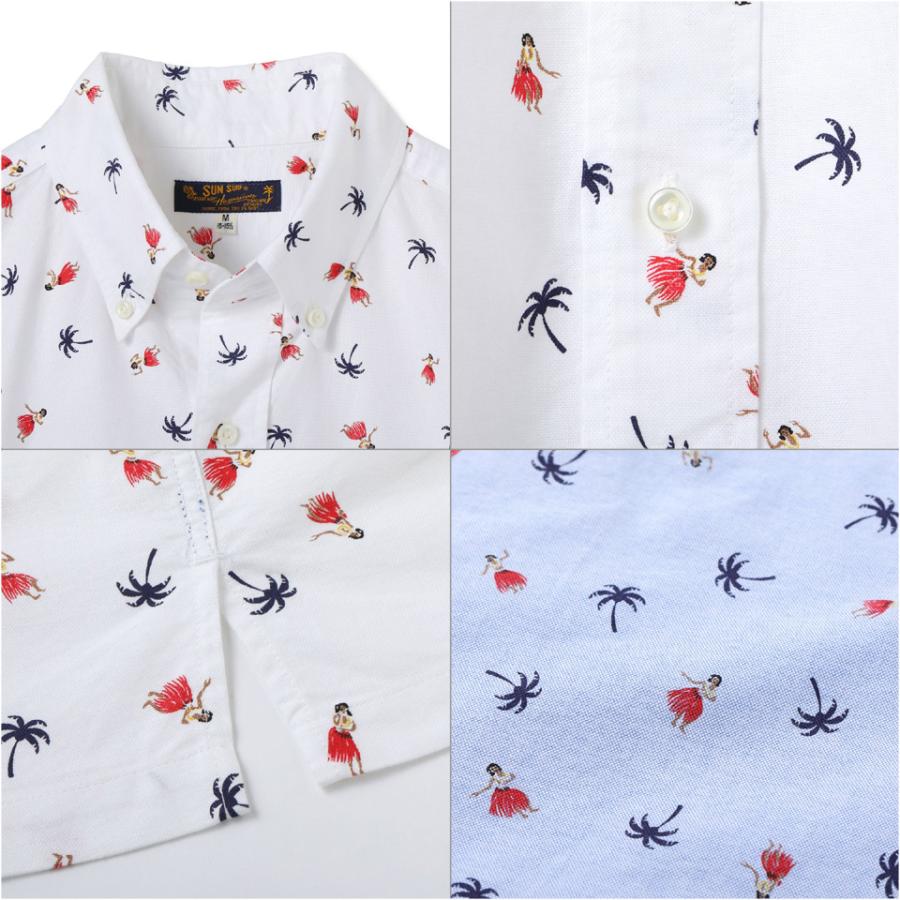 SUN SURF サンサーフ オックスフォードシャツ 総柄シャツ COTTON