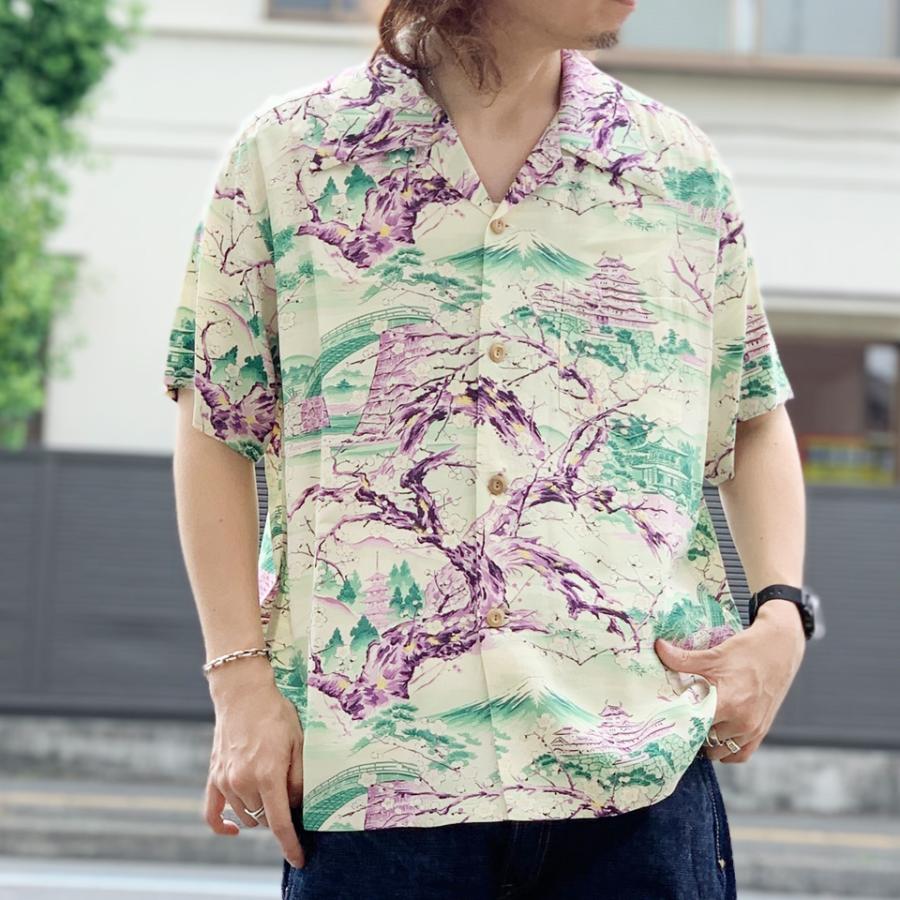 SUN SURF サンサーフ アロハシャツ ハワイアンシャツ RAYON HAWAIIAN S