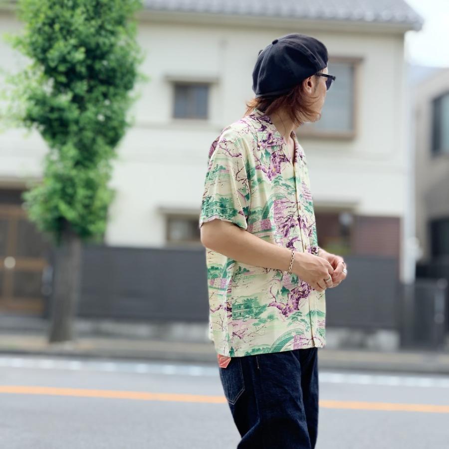SUN SURF サンサーフ アロハシャツ ハワイアンシャツ RAYON HAWAIIAN S