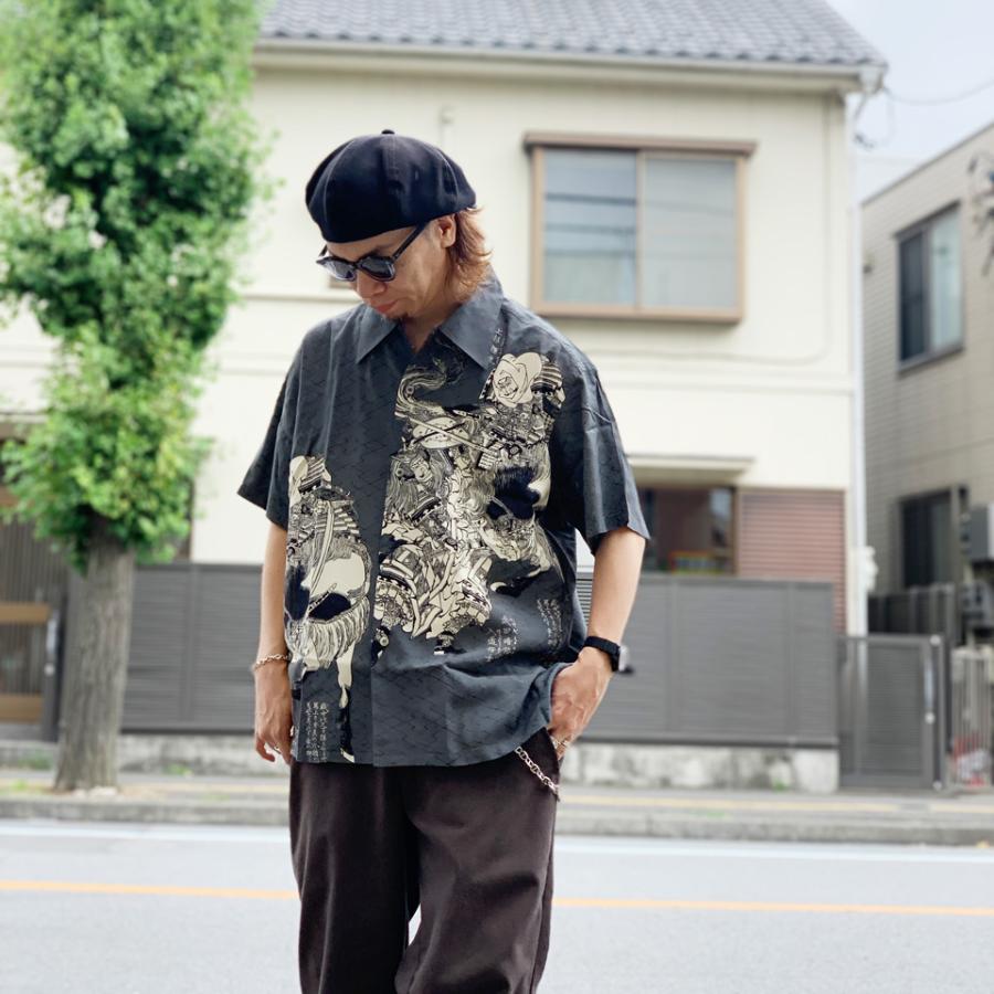 ゆ*き様 サンサーフ　アロハシャツ　能面 ゆ*き様 SUNSURF アロハシャツ 能面 ビンテージ