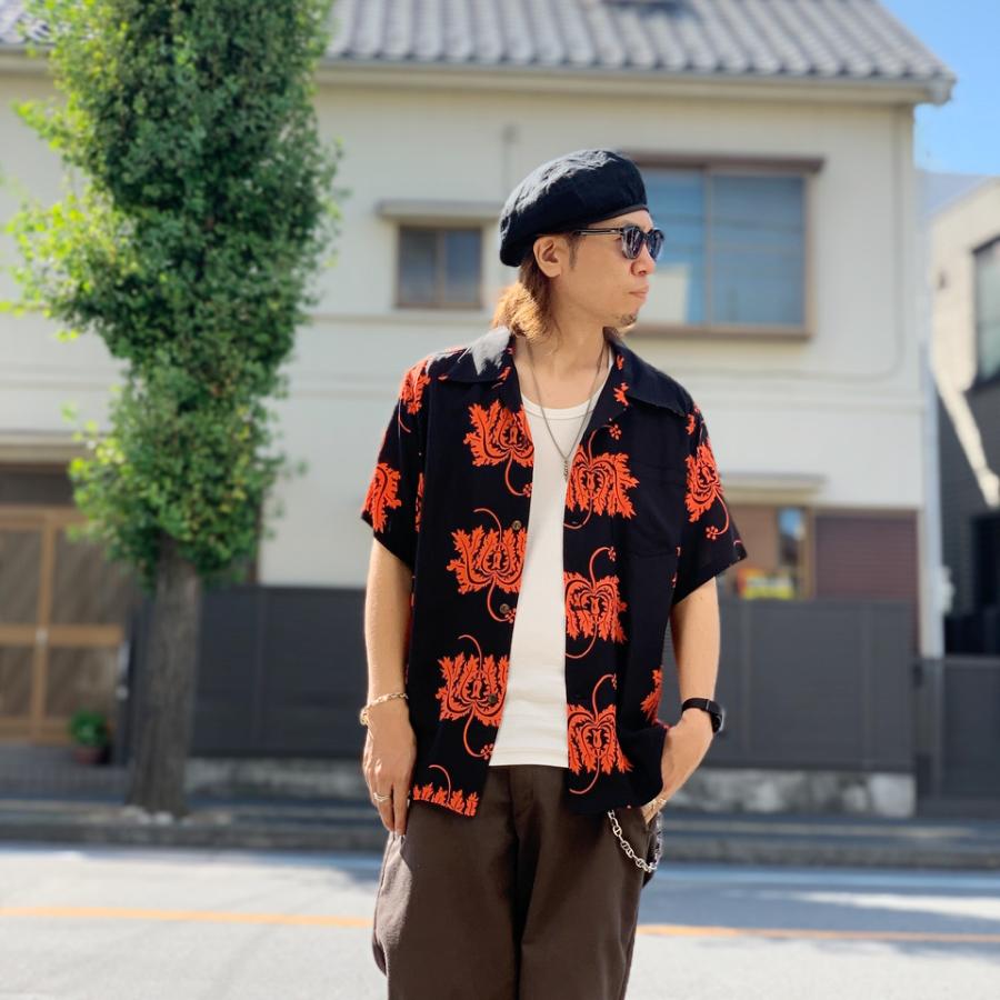 SUN SURF サンサーフ アロハシャツ ハワイアンシャツ RAYON HAWAIIAN S