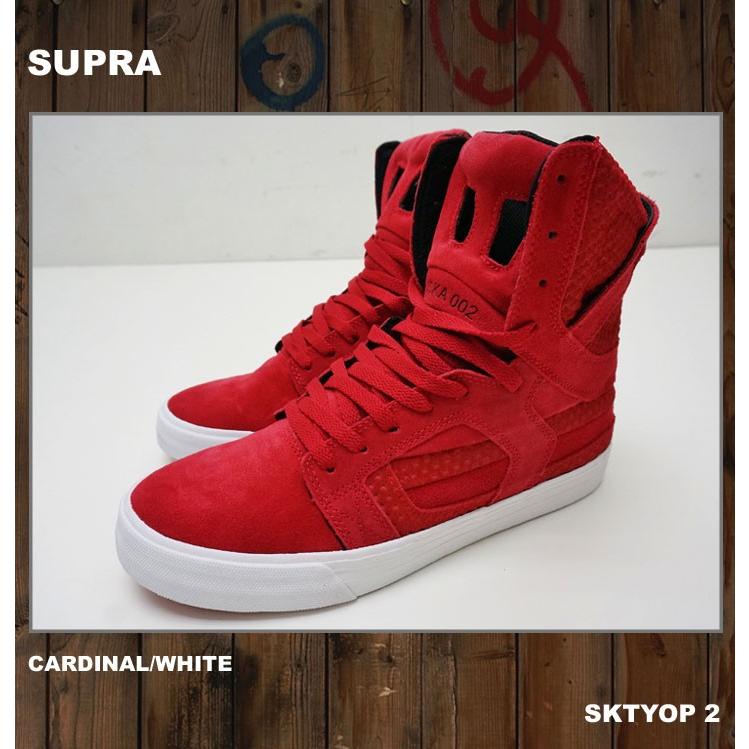 お買い得 シューズ 靴 スニーカー ハイカット メンズ White 白 Red 赤 Top Sky スカイトップ2 White Black 2 Skytop スープラ Supra 送料無料 即納 S シューズ Theaustralianexplorer Com Au