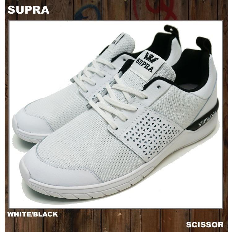 SUPRA FOOTWEAR スープラ SCISSOR BLACK/WHITE シザー WHITE SUPRA FOOTWEAR スープラ SCISSOR BLACK/WHITE シザー WHITE