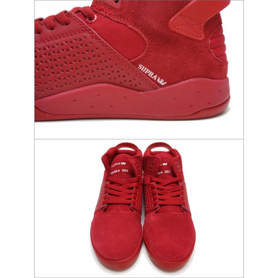 スープラ SUPRA SKYTOP3 スカイトップ3 RED 赤 レッド 08000-605｜mr-vibes｜03