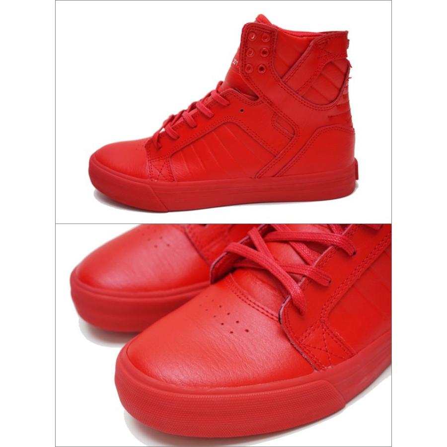 SUPRA スープラ SKYTOP RISK RED 赤 レッド 日本限定 08003-605  FOG｜mr-vibes｜02