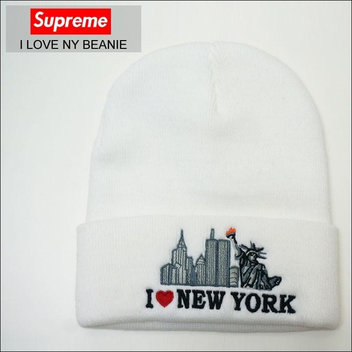 Supreme シュプリーム ニットキャップ I Love Ny Beanie ホワイト 白 White Supreme1706wht Mr Vibes 通販 Yahoo ショッピング