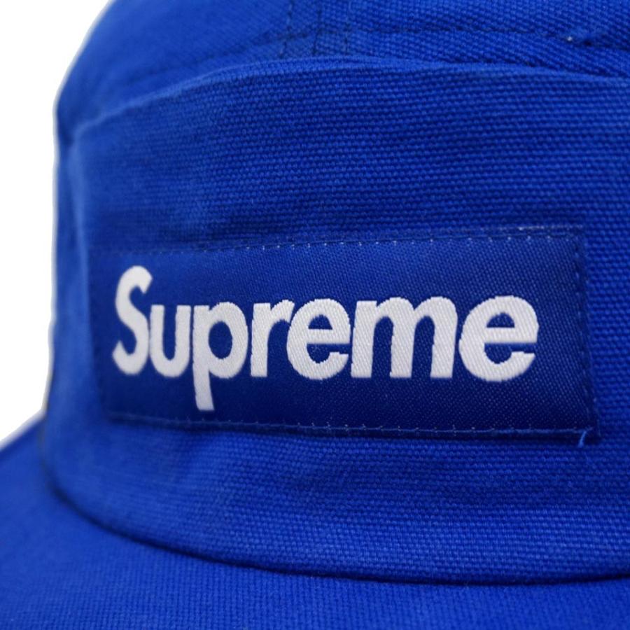 シュプリーム SUPREME シュプリーム キャップ SIDE TAPE CAMP CAP ブルー 青 BLUE アメリカ買い付け