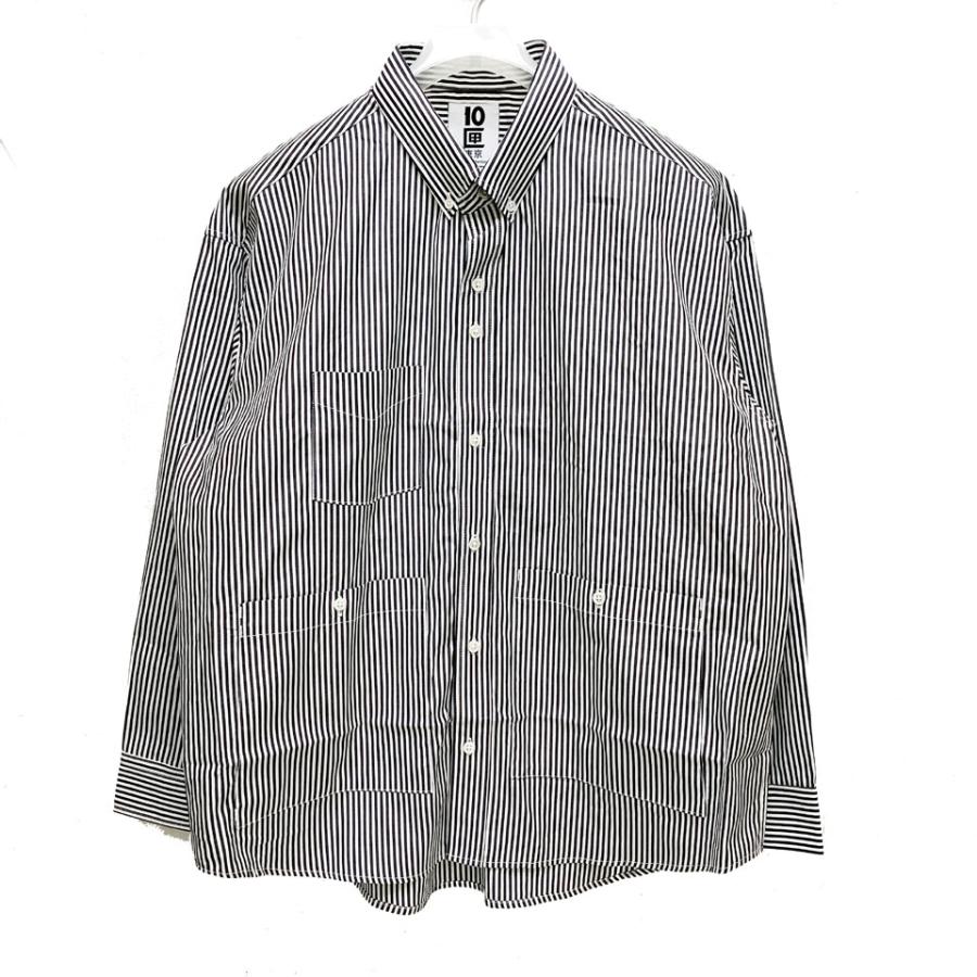 SALE セール TENBOX 10匣 テンボックス 長袖シャツ Pocket B.D SHIRT 