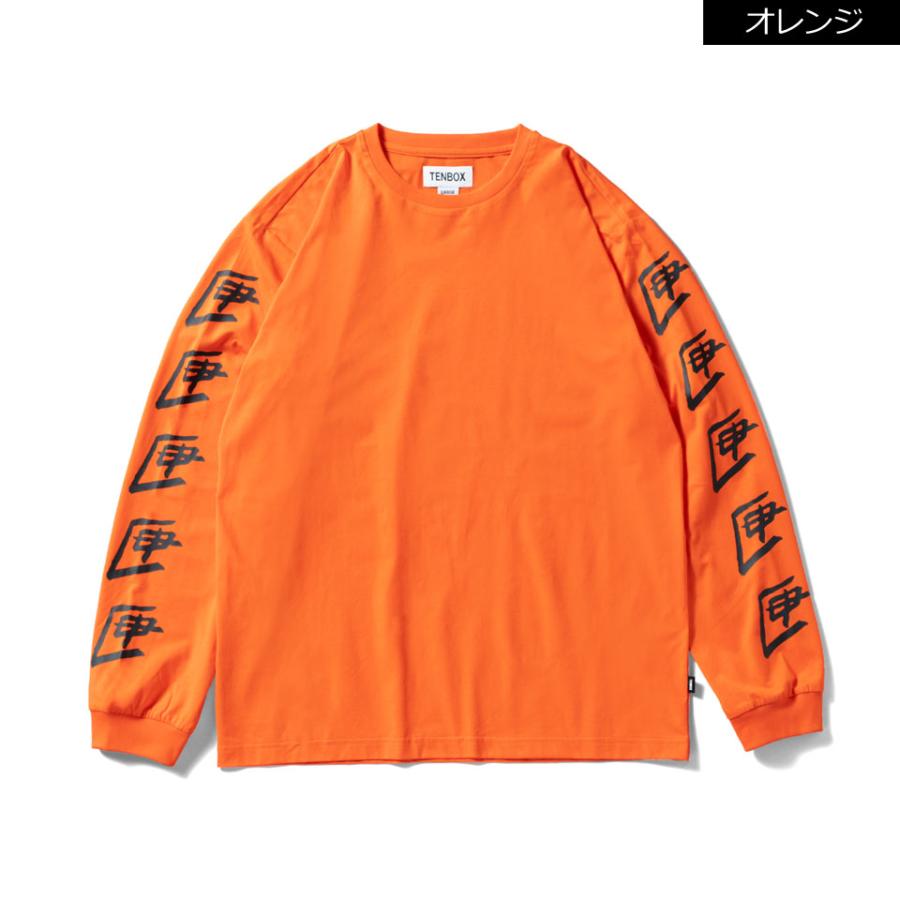 全3色 TENBOX 10匣 テンボックス ロンT Tシャツ BOX L/S Tee ブラック