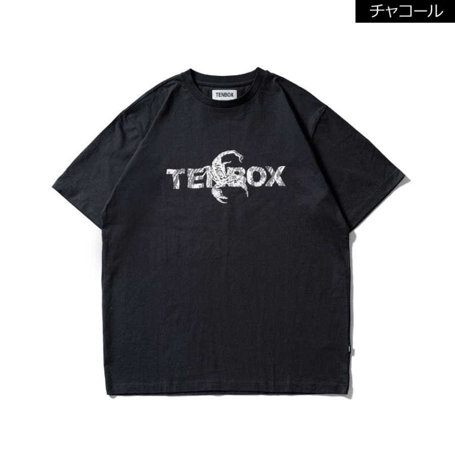 全2色 TENBOX 10匣 テンボックス Tシャツ Scorpion S/S TEE チャコール