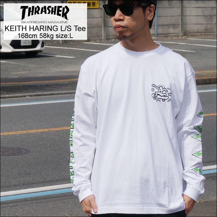 THRASHER スラッシャー ロンTee KEITH HARING キースへリング L/S Tee 