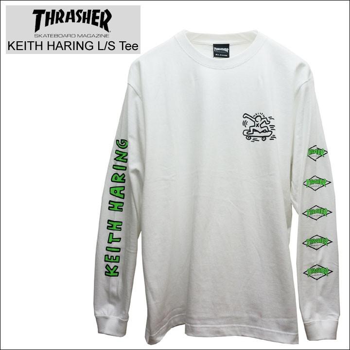 THRASHER（スラッシャー） ロンTee KEITH HARING キースへリング L/S
