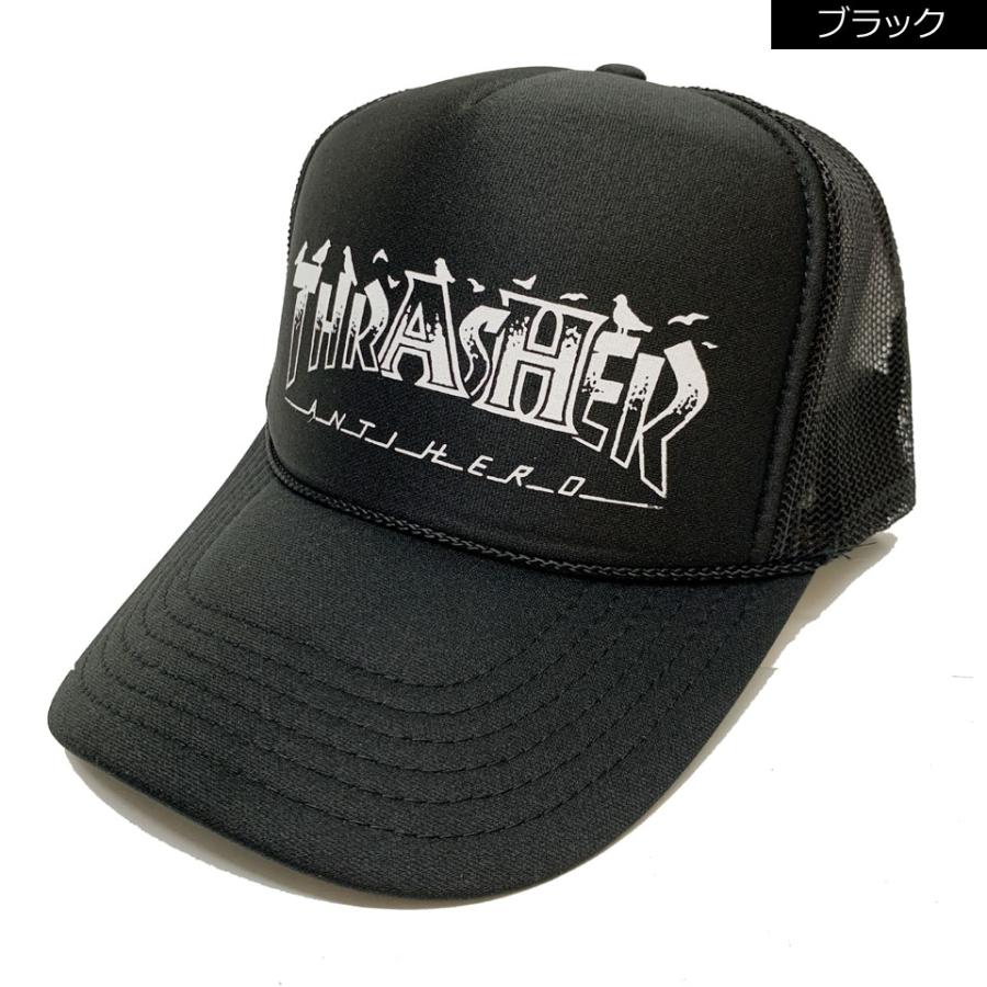 ANTI HERO ブラック メッシュキャップ　黒／黒 アンタイヒーロー ANTIHERO（アンタイヒーロー） キャップ ANTI HERO BASIC EAGLE MESH
