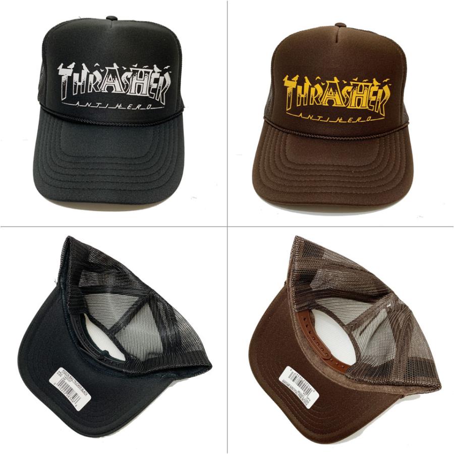 THRASHER（スラッシャー） メッシュキャップ ANTIHERO PIGEON MAG