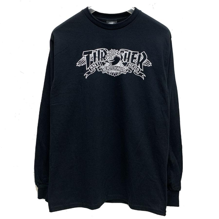 THRASHER スラッシャー ロンT Tシャツ ANTIHERO MAG BANNER LS