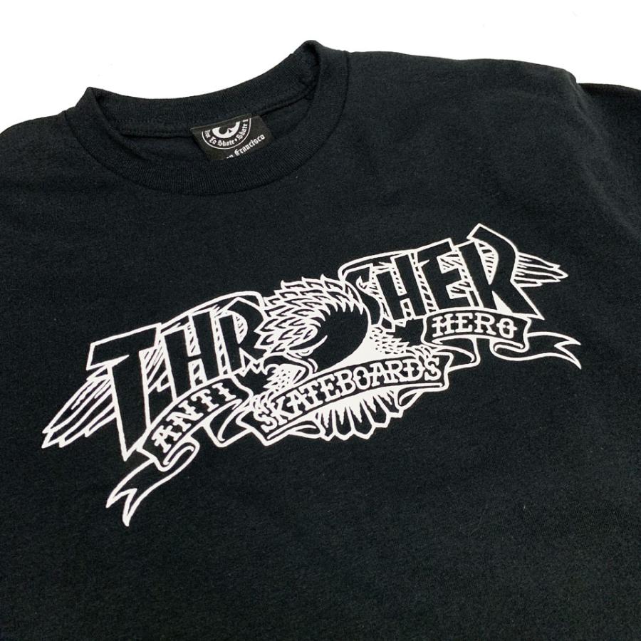 THRASHER スラッシャー ロンT Tシャツ ANTIHERO MAG BANNER LS